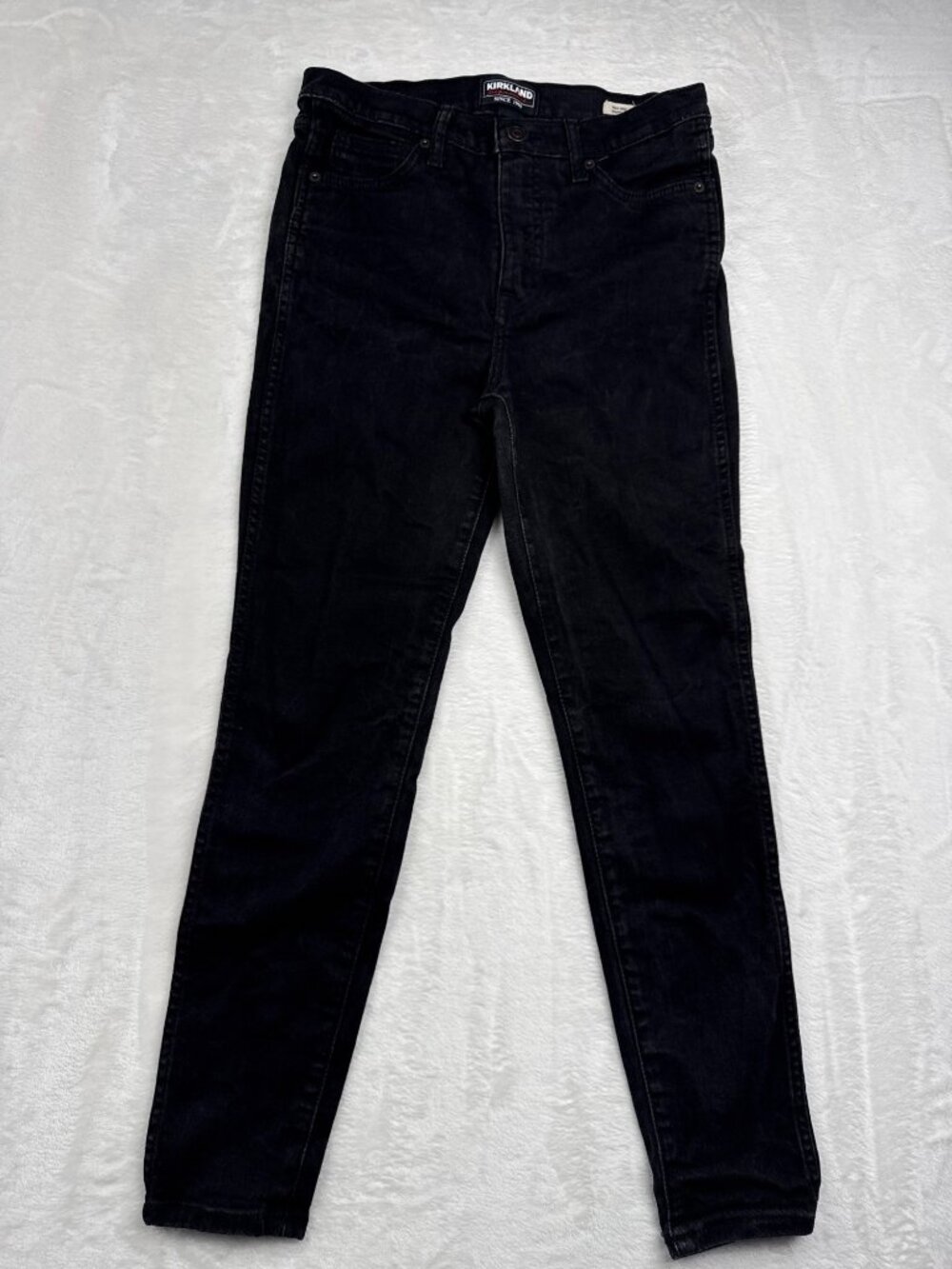 Kirkland Signature Women’s Black Skinny Jeans Size 6 Stretch Denim